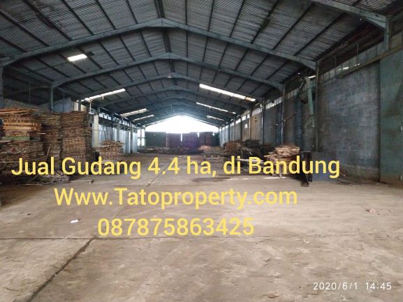 Tatoproperty Jual Pabrik Bandung 4ha di Jakarta   dekat Exit tol 087875863425
