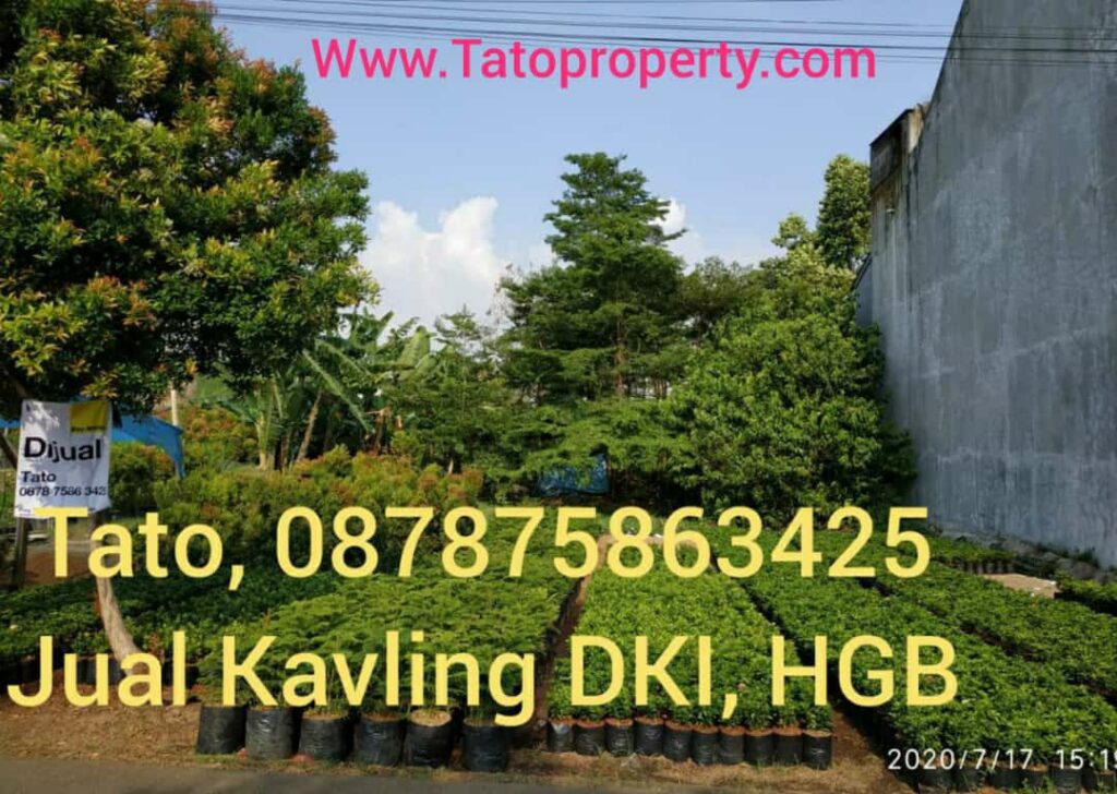 Land for Sale 10jt nego HGB Kavling DKI Meruya 087875863425
