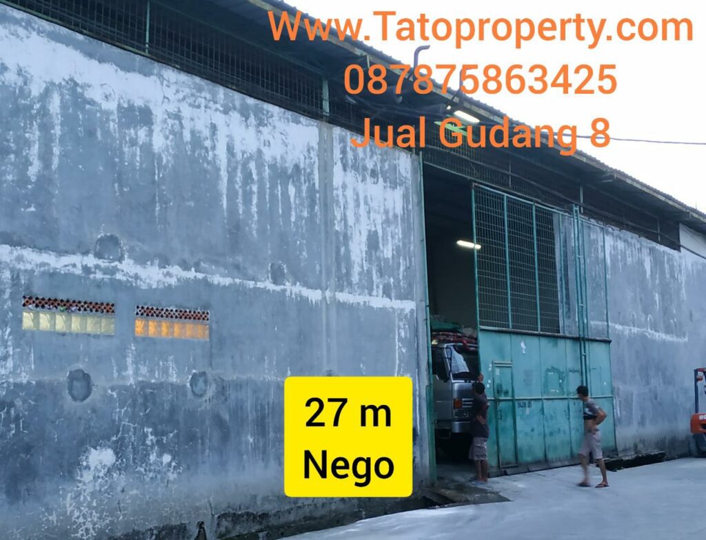 Tatoproperty Jual Gudang 8 2600 m Dadap Tangerang 087875863425
