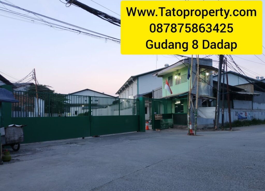 Tatoproperty Jual Gudang 8 Dadap 633 m di Citra Garden 6 087875863425