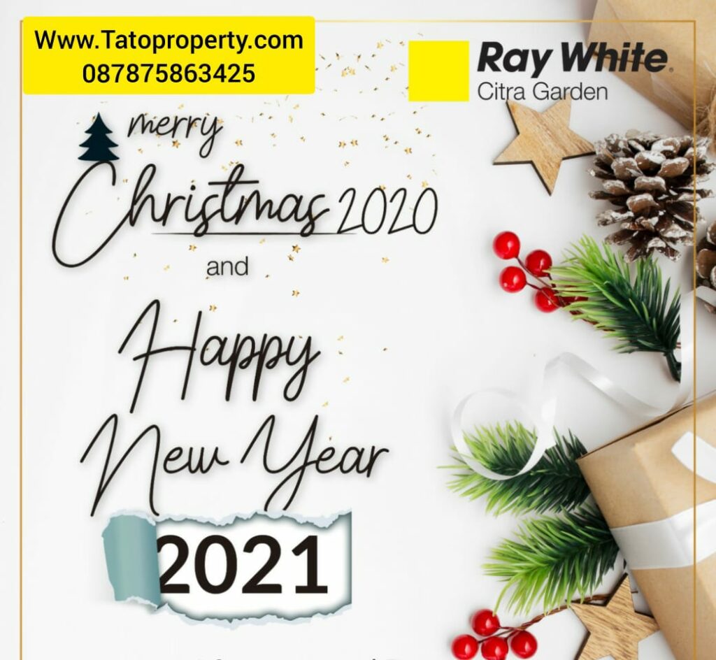 Happy New Year 2021 Jual Gudang Rumah Tatoproperty 087875863425
