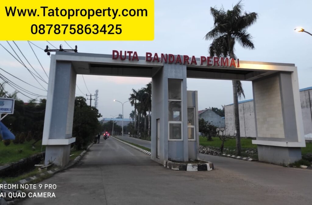 Tatoproperty Jual Duta Bandara 120 m murah di Kalideres 087875863425
